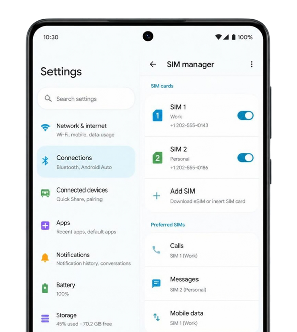 Connect your Android phone to Wi-Fi