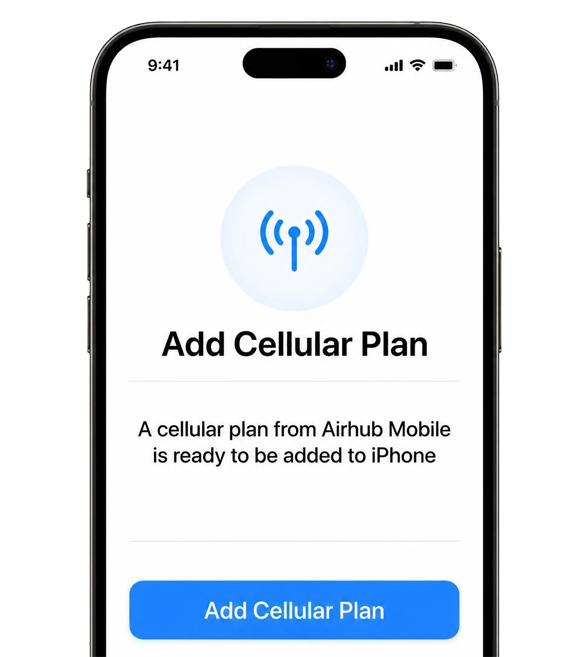 Add an eSIM on iPhone